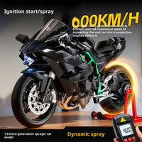 Kawasaki Motorcycle Alloy Model with Sound & Light